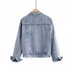 Women's Loose-Fit SpringAutumn New Denim Jacket