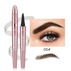 Waterproof And Smooth Not Smudge Four-fork Liquid Eyebrow Pencil