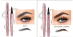 Waterproof And Smooth Not Smudge Four-fork Liquid Eyebrow Pencil